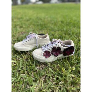 Karl Lagerfeld Georgia Sneakers, Women’s 5.5, Custom Floral, Used, Great Cond